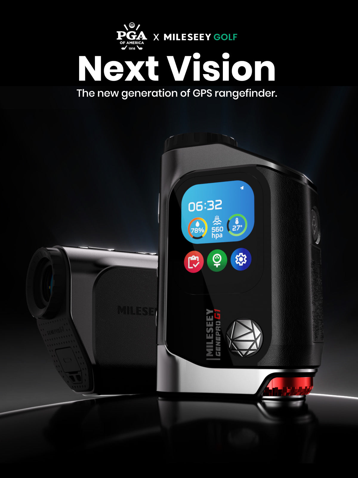 MILESEEY GenePro G1 Touchscreen & GPS Rangefinder
