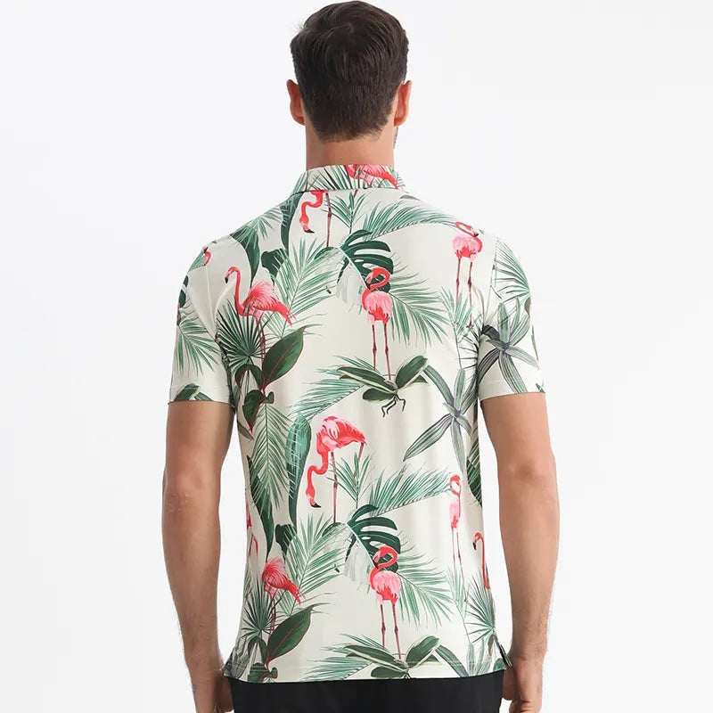 Flamingo Tropics Polo