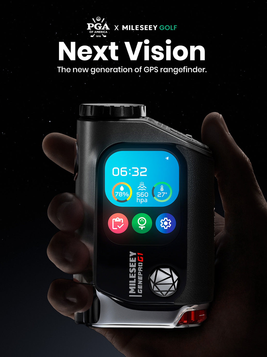 MILESEEY GenePro G1 Touchscreen &amp; GPS Rangefinder